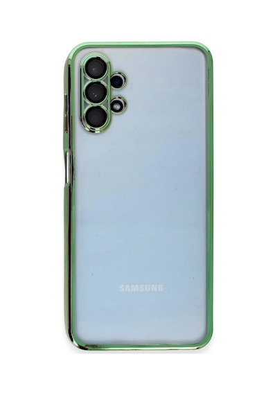 Samsung Galaxy A13 4g Kılıf Razer Lensli Silikon - Yeşil 0.2M-Çok Renkli