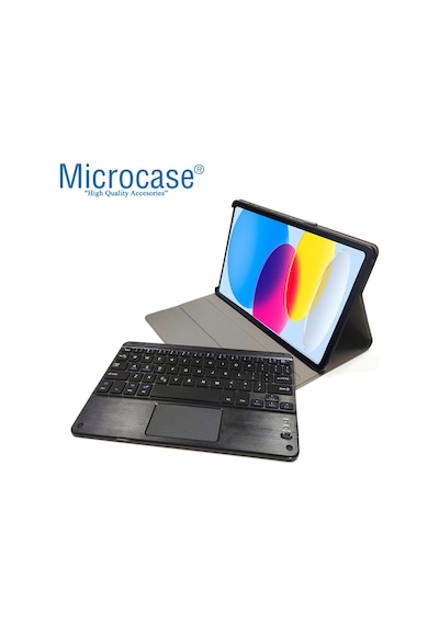 Samsung Uyumlu Tab S7 Plus T970 BT Klavye + Touchpad Standlı KılıF-BKK2