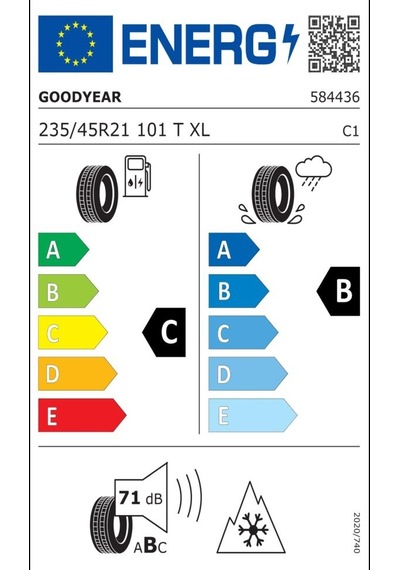 Goodyear 235/45 R21 101T Vector 4 Seasons Gen-3 Suv XL FP Dört Mevsim Lastiği 2024