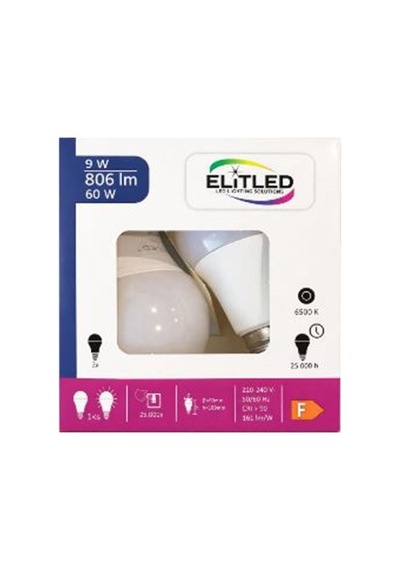 Elitled 9w 2li Led Ampul Avantaj Paket