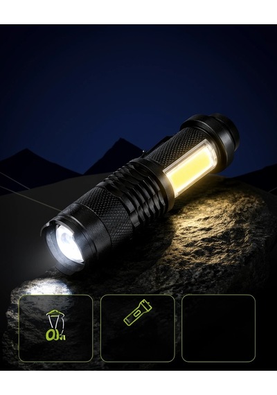 4 Modlu Usb Şarjlı Led El Feneri
