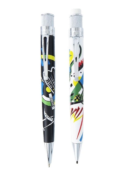 Retro 51 The Met Kandinsky Roller Kalem-mekanik Kurşun Kalem 1.15 Mm Seti Mrs-2123 Çok Renkli