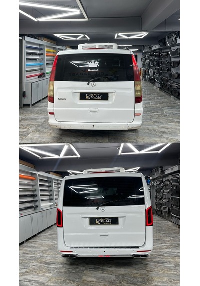 Mercedes V Klass Vito Viano 2006-2015 Uyumlu 2023 Maybach Yükseltme Dönüşüm Body Kit Seti-hazır Stok-kesme Yok