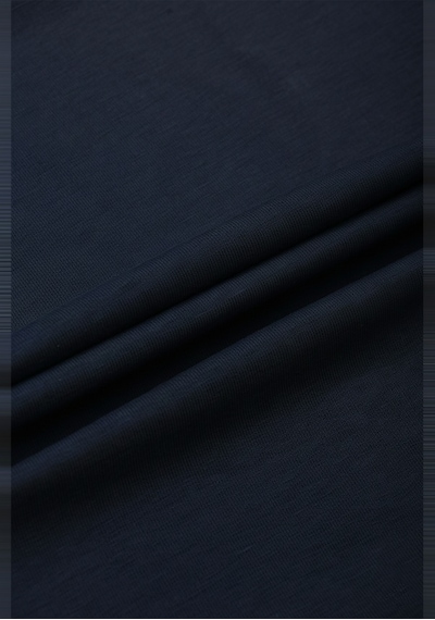 Deepsea Erkek Lacivert Uzun Kollu Dar Kalıp Ince Sıfır Yaka Sweatshirt 2300423 False Lacivert