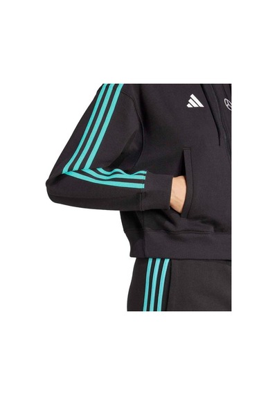 Adidas Kadın Full Zip Hoodie Mercedes Dna Siyah