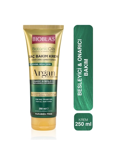 Bioblas Botanic Oils Argan Yağlı Saç Kremi 250 Ml Onarıcı Argan Saç Bakım Kremi