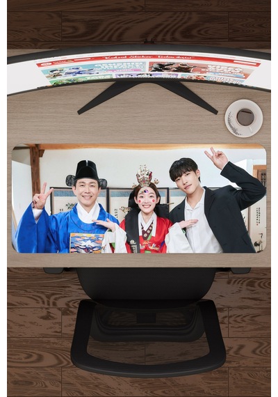 Mr Plankton K Drama Kdrama V3 70x30 Xl Gaming Kauçuk Kaymaz Taban Mouse Pad Fare Altlığı