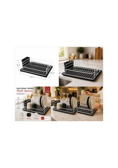 En Çok Tercih Edilen Daldırma Termo Plastik Kaplama Bulaşıklık Paslanmaz & Kararma Yapmaz Ultra Geniş Kapasiteli Tabaklık Su Tutmayan Tepsi Premium Mutfak Kurutmalık 45,5x35,5 Cm-beyaz Beyaz En Çok Tercih Edilen Daldırma Termo Plastik Kaplama Bulaşıklık Paslanmaz & Kararma Yapmaz Ultra Geniş Kapasiteli Tabaklık Su Tutmayan Tepsi Premium Mutfak Kurutmalık 45,5x35,5 Cm-beyaz Beyaz