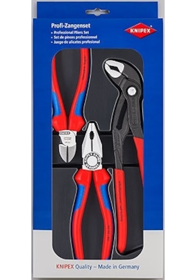 Knipex 002009 Üç Parça Pense Yan Keski Fort Pense Set