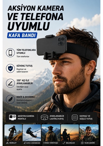 Outfire Cep Telefonu Uyumlu Kafa Bandı Sm5