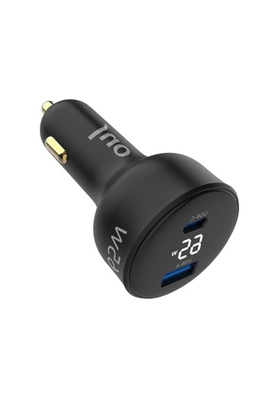 65w Hızlı Araç Şarj Aleti - Type-c Ve Usb-a Portları İle
