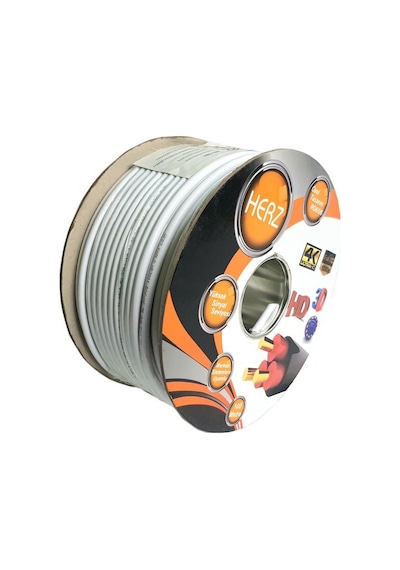 Herz Rg6U6 Trishield Anten Kablosu 100Metre 80Tel