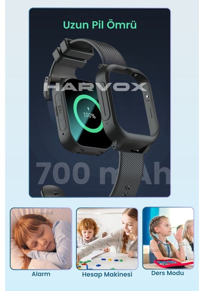 Arvonx HX Kids 4G Max Sim Kartlı Akıllı Çocuk Saati (İthalatçı Garantili)