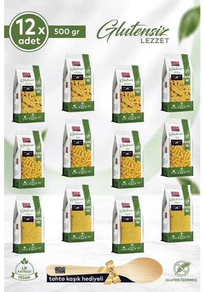 Oba Glutensiz Serisi Karışık 400 Gr X 12 Adet