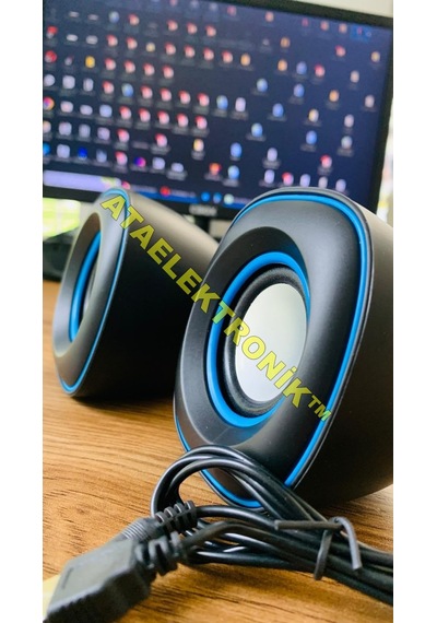 Bilgisayar Hoparlörü Notebook/laptop Speaker Ses Sistemi 1.1 Usb Kablolu Aux Sku: Smgstk4d0274308f