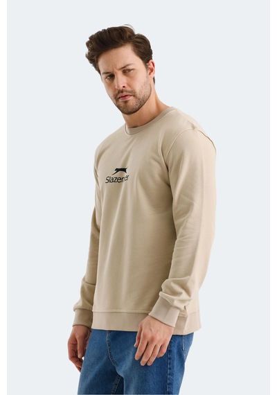 Slazenger Ortwın Erkek Bej Sweatshirt Bej