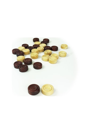 Helena Wood Art Şimşir Mini Tavla Pulu 17Mm
