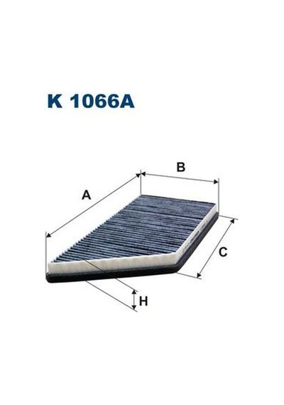 Fıltron Polen Filtresi P206 1.1-1.4-1.6 02 P206 1.1-1.4 09 Karbonlu K 1066a 6447.pe
