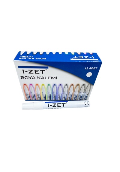 I-zet Paint Marker Kalem Beyaz 12 Adet