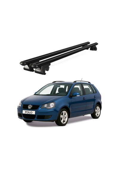 Venüs Volkswagen Polo 2001-2009 Uyumlu Siyah Ara Atkı Port Bagaj Tavan Barı