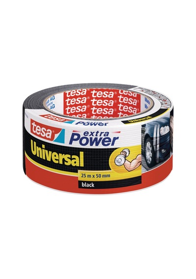 Duct Tamir Bandı, Extra Power Universal, Siyah, 25m X 50mm