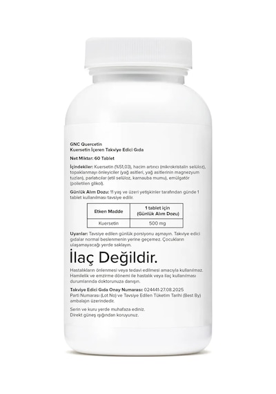 Gnc Quercetin 60 Tablet