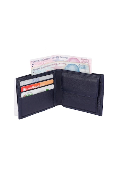 Clk Bizoon % 100 Deri Bozuk Para Gözlü Erkek Cüzdan Ve Kartlık 2003