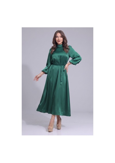 Dorne Moda Kemerli Dik Yaka Uzun Kollu Midi Boy Saten Elbise - Düğün - Mezuniyet - Ofis Şıklığı Yeşil Yeşil Dorne Moda Kemerli Dik Yaka Uzun Kollu Midi Boy Saten Elbise - Düğün - Mezuniyet - Ofis Şıklığı Yeşil Yeşil