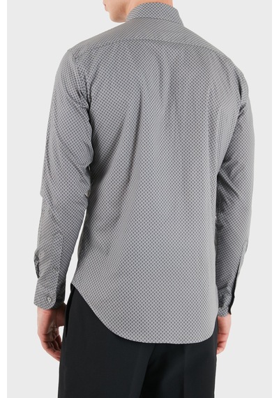 Emporio Armani Pamuklu Regular Fit Uzun Kollu Gömlek Erkek Gömlek Em007200 Te23251 F8034 Koyu Gri Emporio Armani Pamuklu Regular Fit Uzun Kollu Gömlek Erkek Gömlek Em007200 Te23251 F8034 Koyu Gri