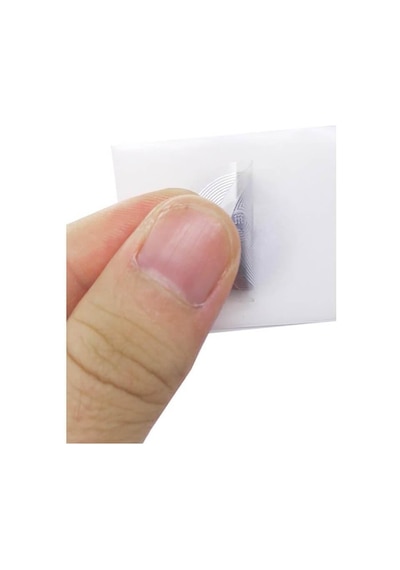 Koodmax 25 Adet Ntag213 13.56 Mhz Rfid 144 Byte Nfc Sticker Şeffaf 25mm Programlanabilir Iso14443a