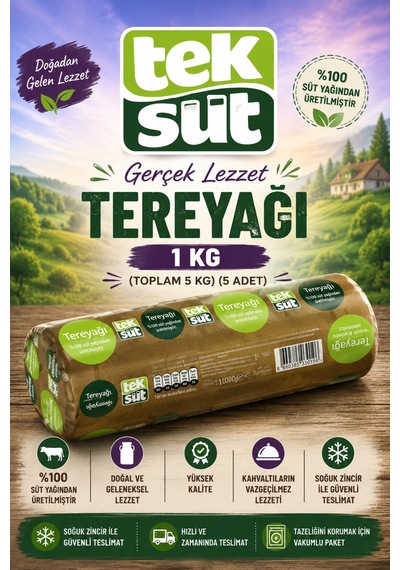 Tereyağ 1 Kg X 5 Adet