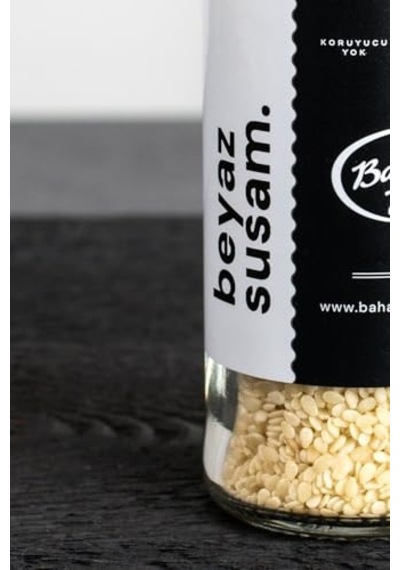 Dükkanı Beyaz Susam 65gr Cam Çok Renkli