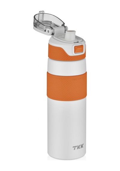 Tkk 600 Ml Beyaz Paslanmaz Çelik Kamp Termosu - Çelik Matara - Çocuk Ve Yetişkin