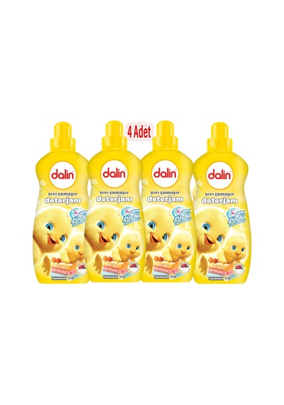 X 4 Adet Sıvı Çamaşır Deterjanı Daha Güçlü Yeni Formül 1500 Ml Diğer