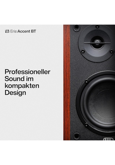 Ayrex Presonus Eris Accent Bt Bluetooth 5.3 Aktif Kitaplık Hoparlör Çift 4 İnç Woofer, 1 İnç İpek Kubbe Twee