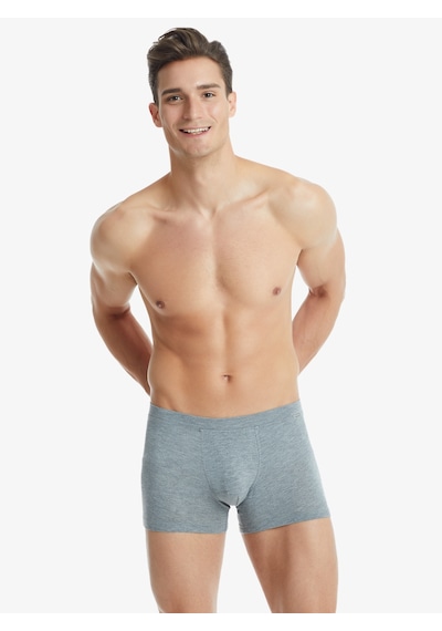 Erkek Modal Elastan Boxer Silver 9310 - Gri Melanj Gri Melanj
