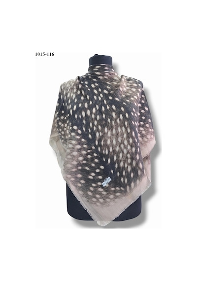 Dolce Life Dolce Cool Desenli Flamlı Pamuk Eşarp 1015-116 Çok Renkli