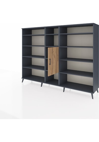 Hyperion Dolap 12 Raflı Tek Kapaklı 220x44x163 Antrasit-çam/antr Antrasit-çam/antrasit Hyperion Dolap 12 Raflı Tek Kapaklı 220x44x163 Antrasit-çam/antr Antrasit-çam/antrasit