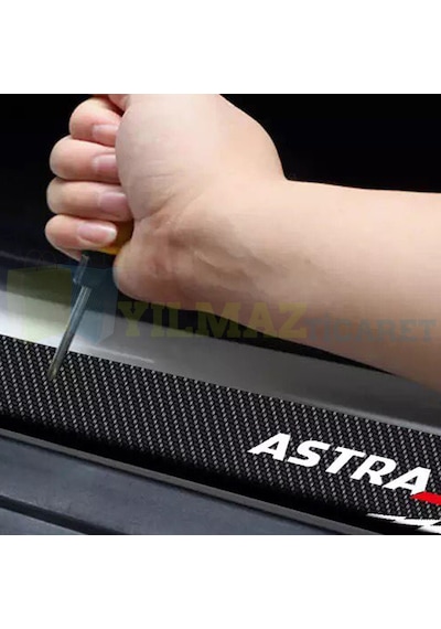Opel Astra J Karbon Kapı Eşiği Koruma Oto Sticker 4 Parça