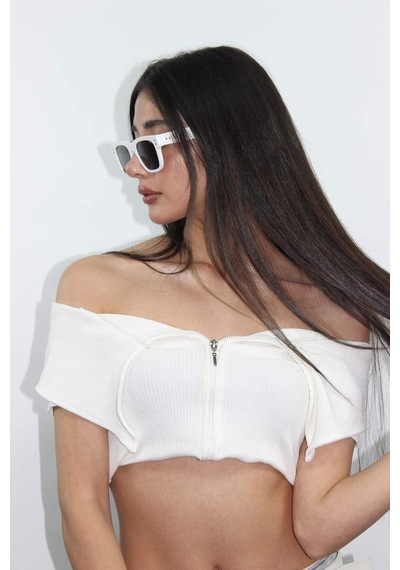 Dupont Mılano Dupont 1835sk 004 52 21 145 Kadın Güneş Gözlüğü Beyaz
