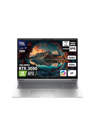 HP Probook 4 G11 Aı D36KMETHMF7 Ultra 7-255H 64 GB 2 TB SSD 4 GB RTX3050 14" Dos Dizüstü Bilgisayar