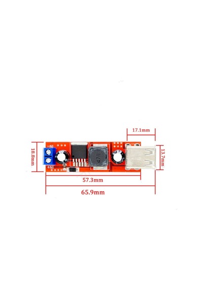 Lm2596 Dual Usb Modül