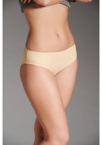 Eros Kadın Lazer Kesim Silikonlu Slip Ten 001