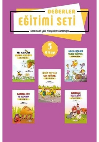 Değerler Eğitimi Seti - 5 Kitap Takım