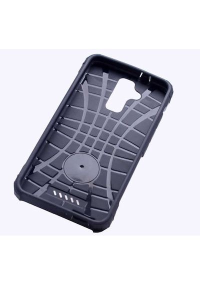 Noktaks - Asus Zenfone 3 Max Zc520tl Uyumlu - Kılıf Çift Katman Koruyucu Crash Military Tank Kılıf - Mavi Mavi