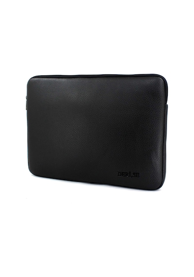 Deri,Se Club 1993 Orta Boy 13 Ve 14 İnç Macbook Kılıf, Notebook Laptop Çantası Siyah