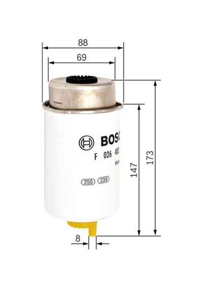 BOSCH F026400553 HAVA FİLTRESİ