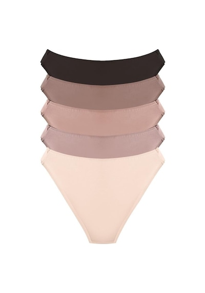 Cottonhill Pamuklu Kadın Bikini Külot 5'li Paket Çok Renkli 1