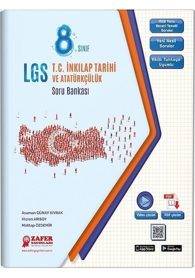 8.Sınıf LGS T.C İnkılap Tarihi ve Atatürkçülük Soru Bankası- Zafer Yayınları