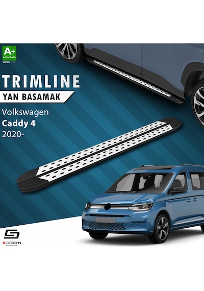 S-dizayn Vw Caddy 4 Trimline Gri Yan Basamak 197 Cm 2020 Üzeri